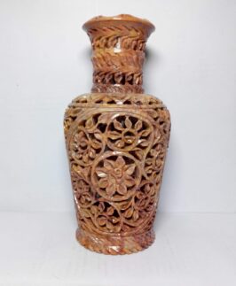 Crimson Crown Jewel Vase - Gorara Marble